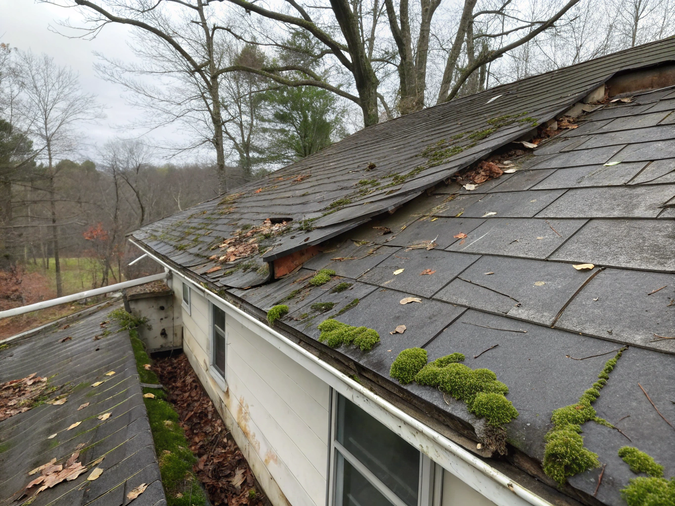 Complete Roof Replacement - Before